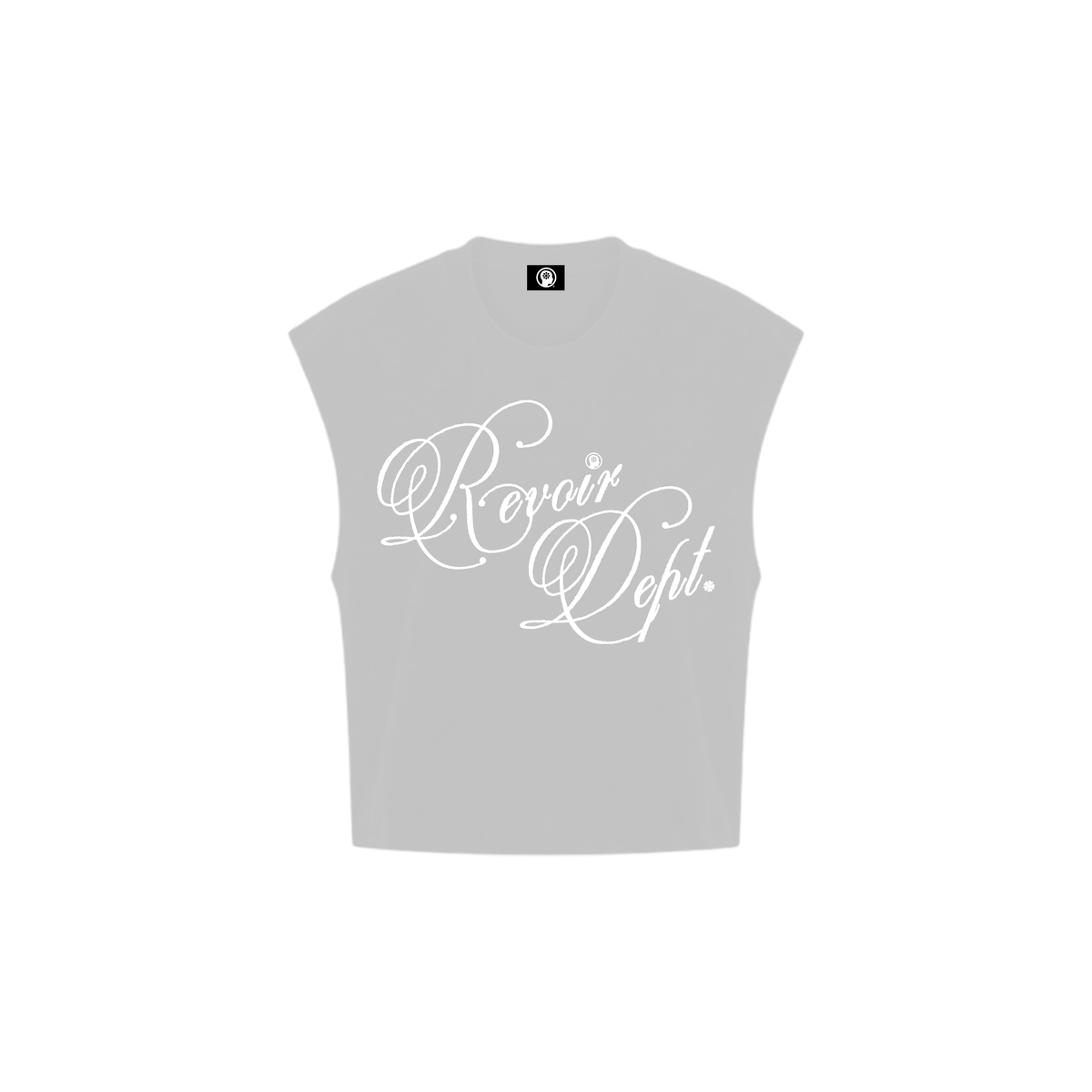 444 GRAY MUSCLE TEE